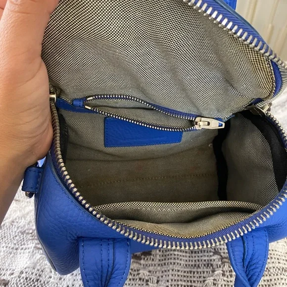 Alexander Wang Blue Mini Bag with Structured Design - Picture 9 of 10